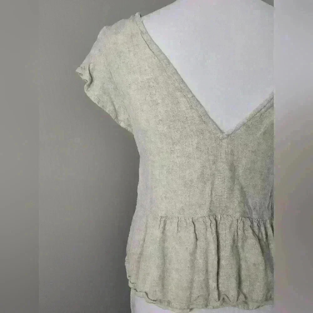 Abercrombie & Fitch Linen Flutter Sleeve - image 3